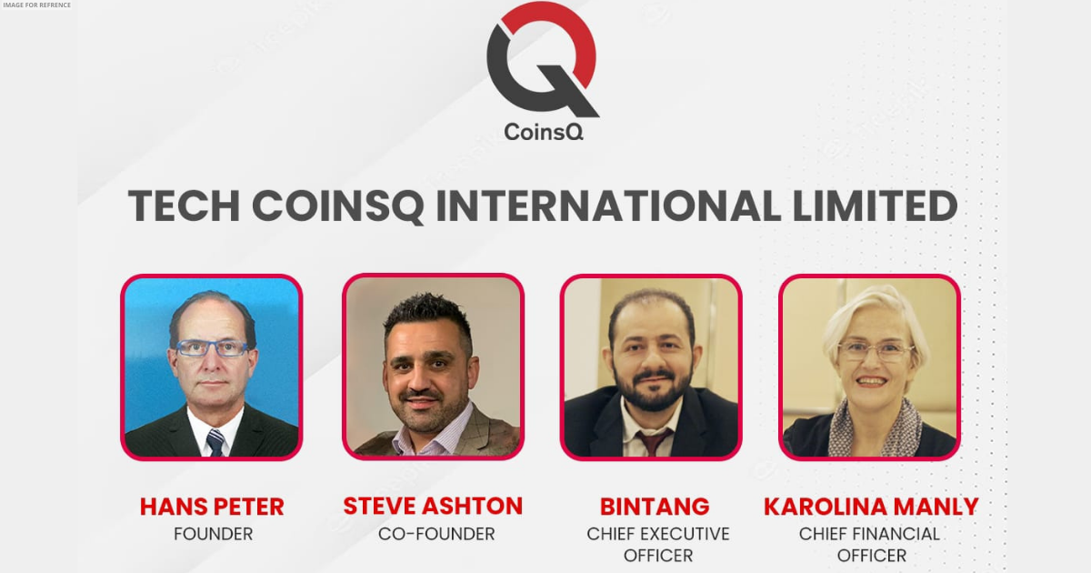 Hans Peter, Steve Ashton, Bintang, Karolina Manly, the Team of Tech CoinsQ International Limited